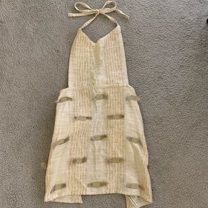 Anthropologie Mollie Embroidered Apron